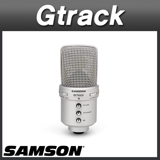 SAMSON GTRACK /샘슨 지트랙/USB마이크/레코딩,녹음마이크(samson GM1U)