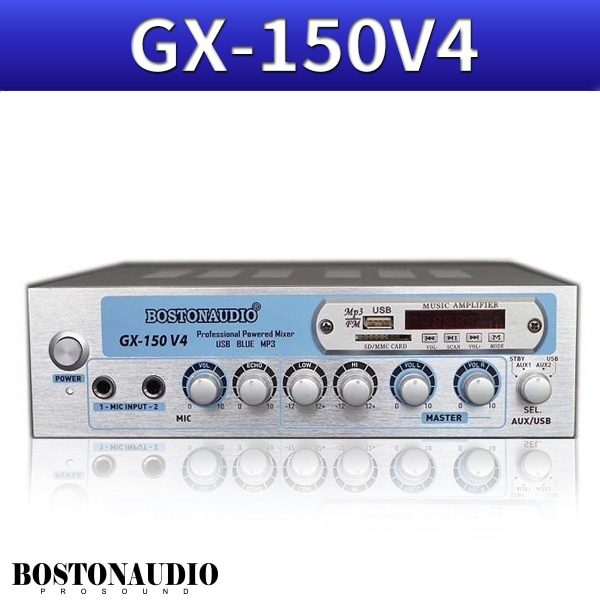 BostonAudio GX150V4 /국산 인티앰프/MP3재생/블루투스